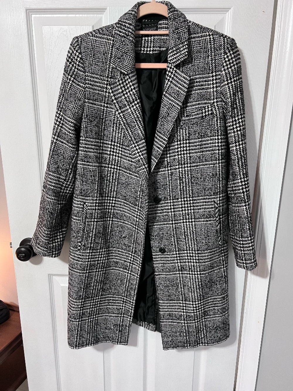 Topshop Wool Blend Coat